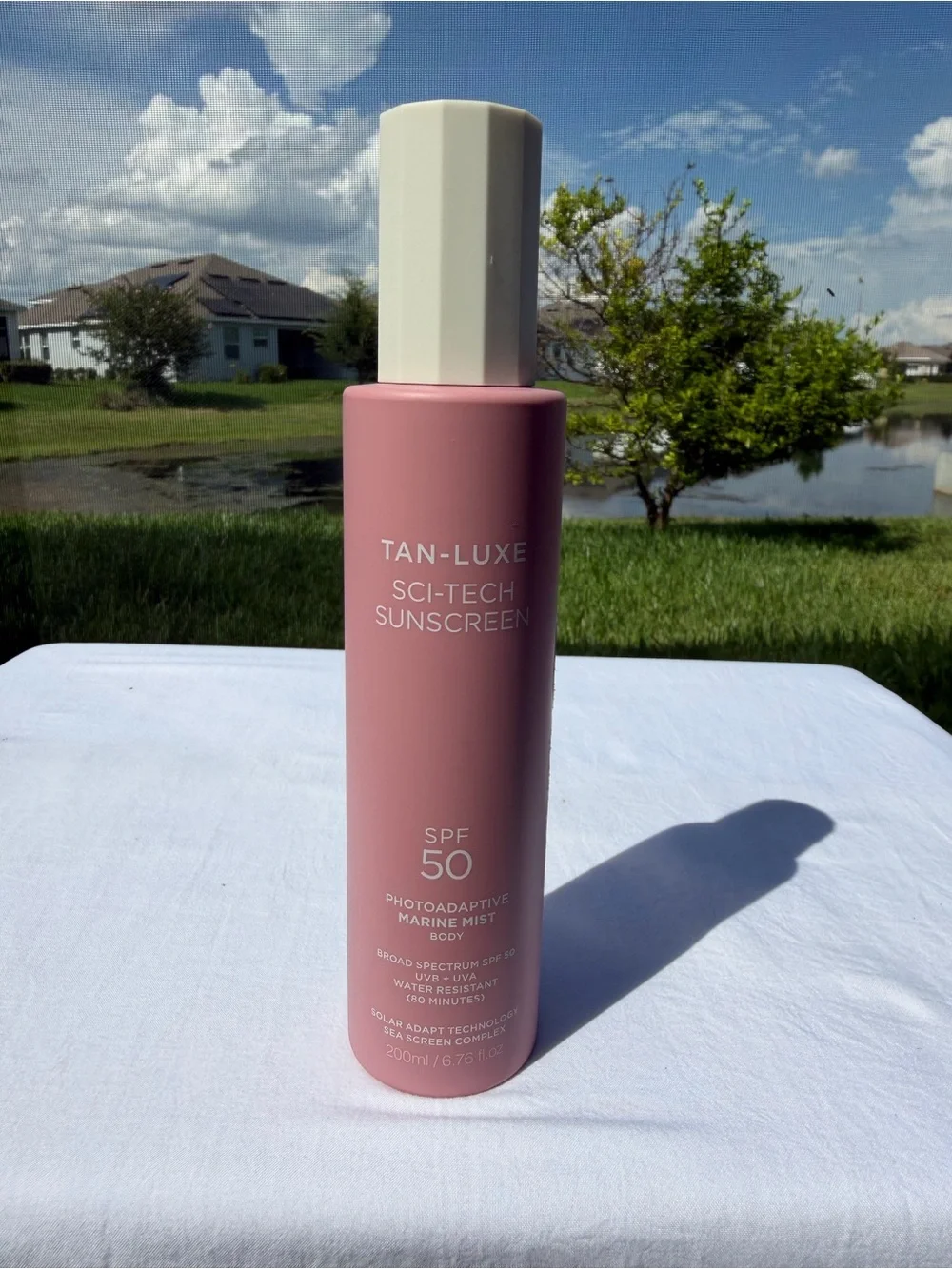 TAN-LUXE Sci-Tech Sunscreen SPF 50 Marine Mist Body 6.76 oz NIB